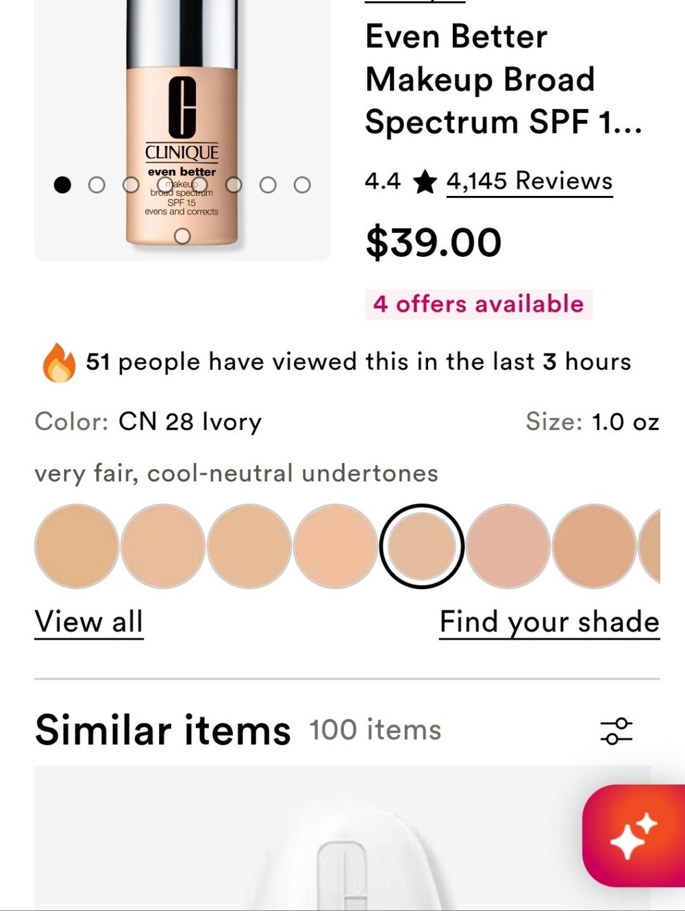 Clinique Even Better Foundation